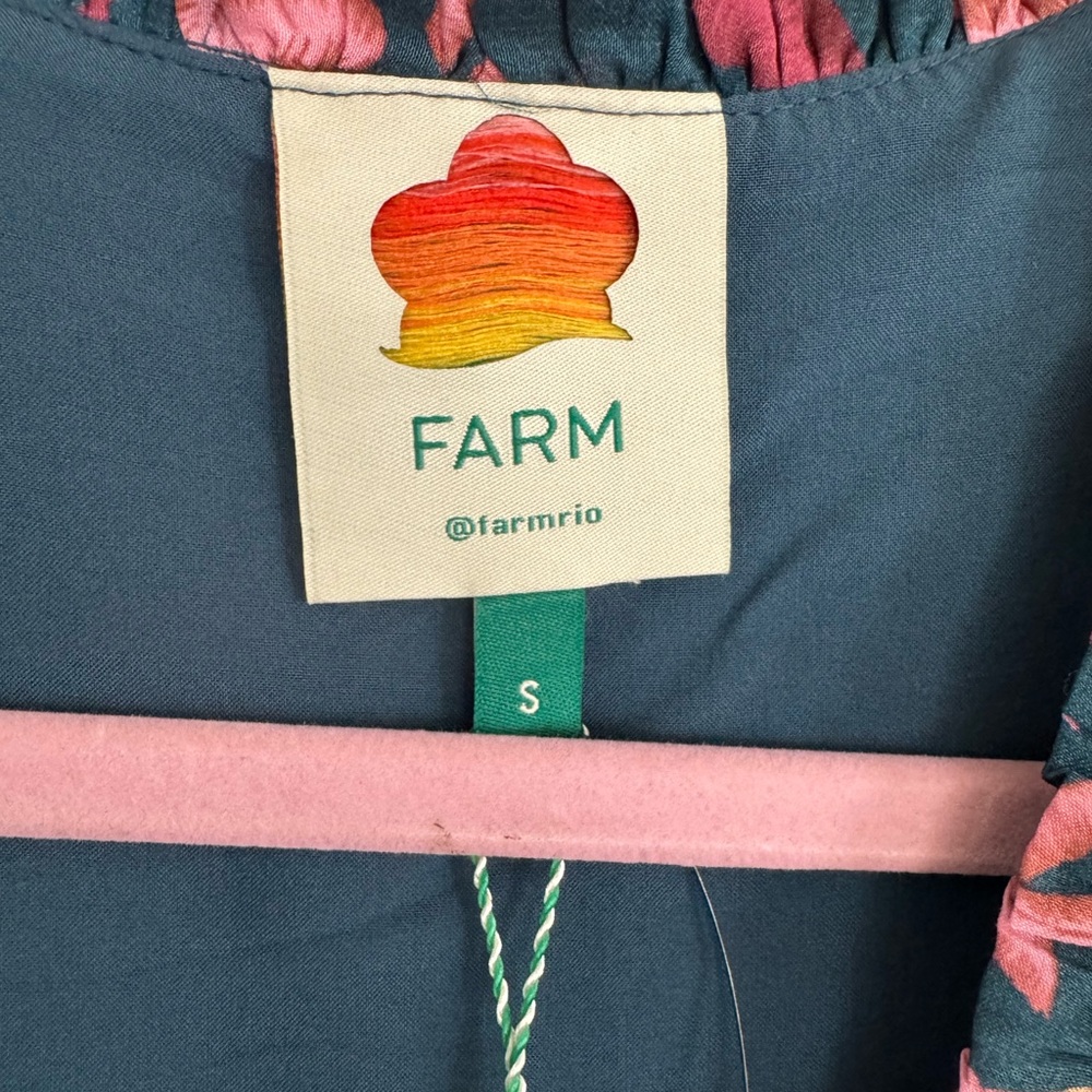 FARM rio mini dress size S - Picture 7 of 8